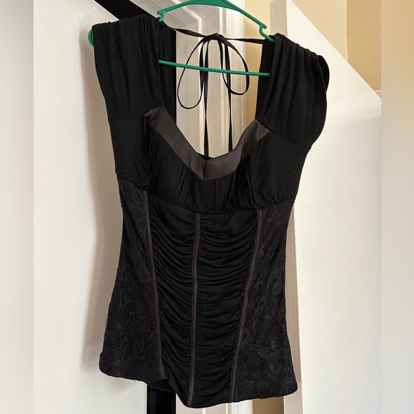 Forever 21 Tops - Forever 21 corset style black top